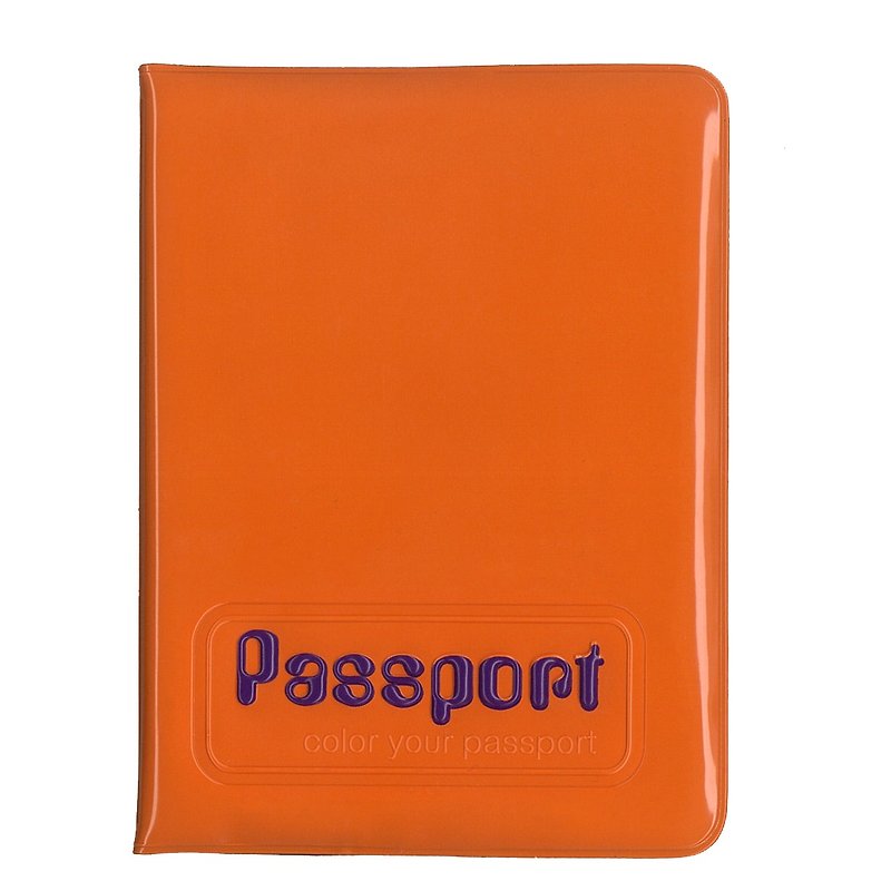 Alfalfa Passport holder Passport cover(Orange) - ที่เก็บพาสปอร์ต - พลาสติก 