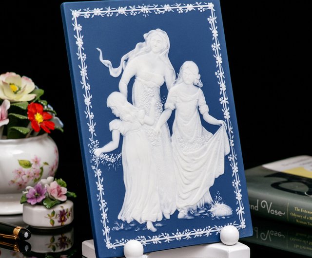 マイセン ホビーコレクション マイセン 白 陶板(プラーク