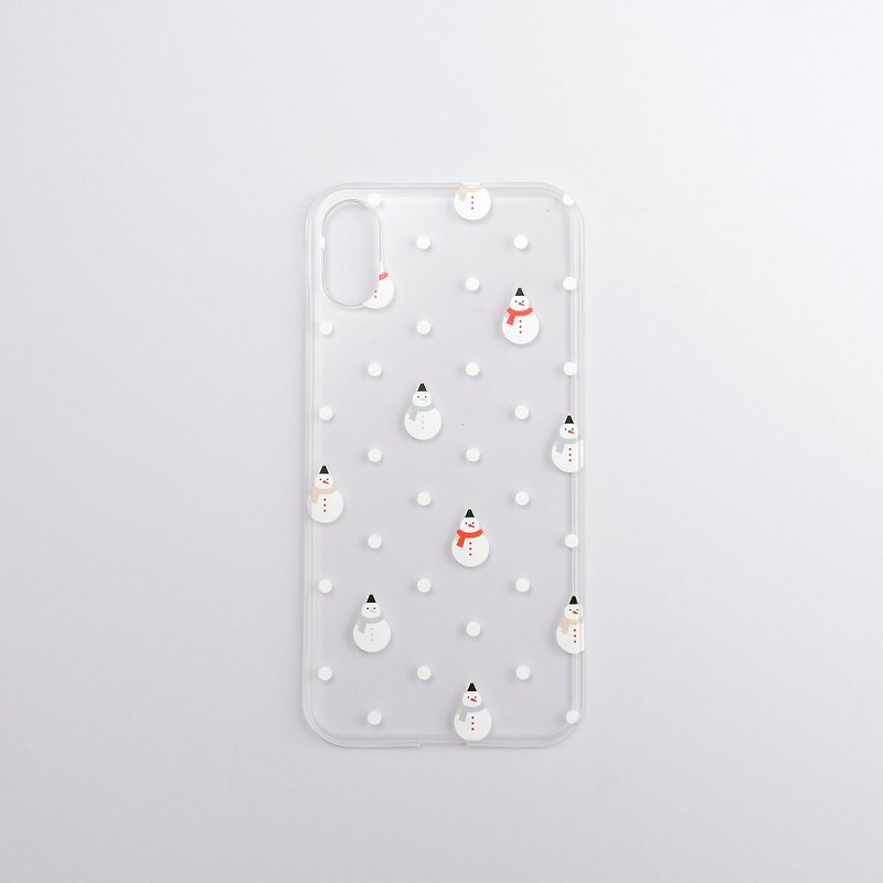 Mod NX single buy special backboard / Christmas limited edition - Christmas snowman - snowflake version for iPhone series - Phone Accessories - Plastic Multicolor