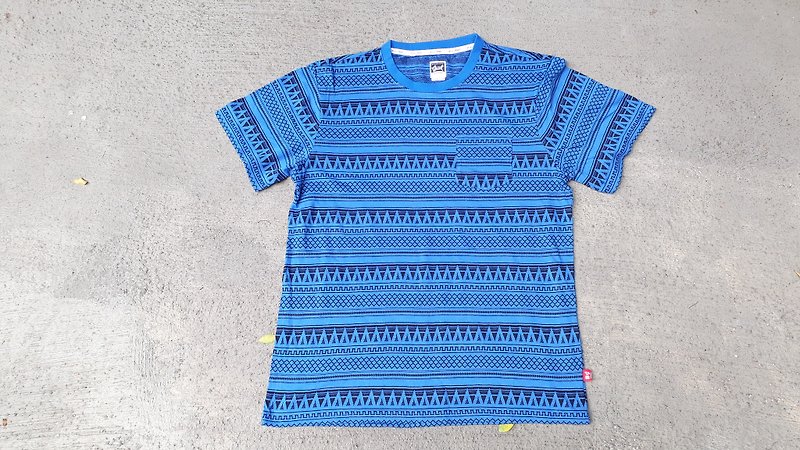 AMIN'S SHINY WORLD select black full version totem national blue short kick - เสื้อฮู้ด - ผ้าฝ้าย/ผ้าลินิน หลากหลายสี