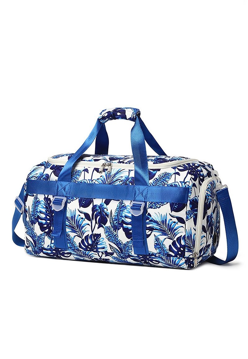 Duffel Bag With Shoes Compartment 920 blue - กระเป๋าถือ - ไนลอน สีน้ำเงิน