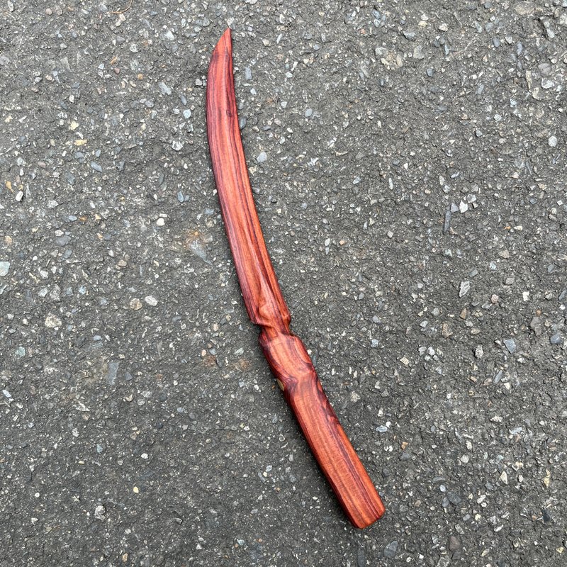 我販劍　妖刀　一切明好　手工木劍　藝術木刀　匕首　魔劍 - 擺飾/家飾品 - 木頭 紅色