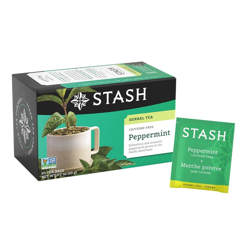 Star Tea Decaffeinated Herbal Mint Tea Box 20pcs - Tea - Fresh Ingredients 