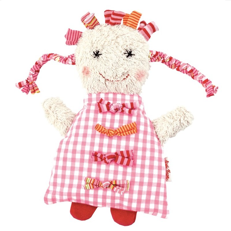 德國百年品牌Käthe Kruse Flippippi小公主冷熱敷玩偶枕 - 嬰幼兒玩具/毛公仔 - 棉．麻 多色
