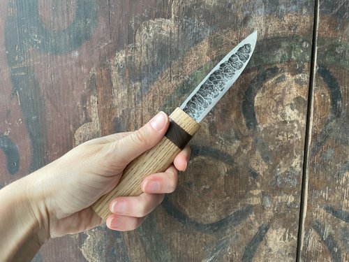 ヤクートナイフ　Yakut knife Traditional Yakut Knife with Hybrid Stabilized Birch Burl