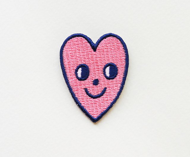 Pink Heart Sticker Patch