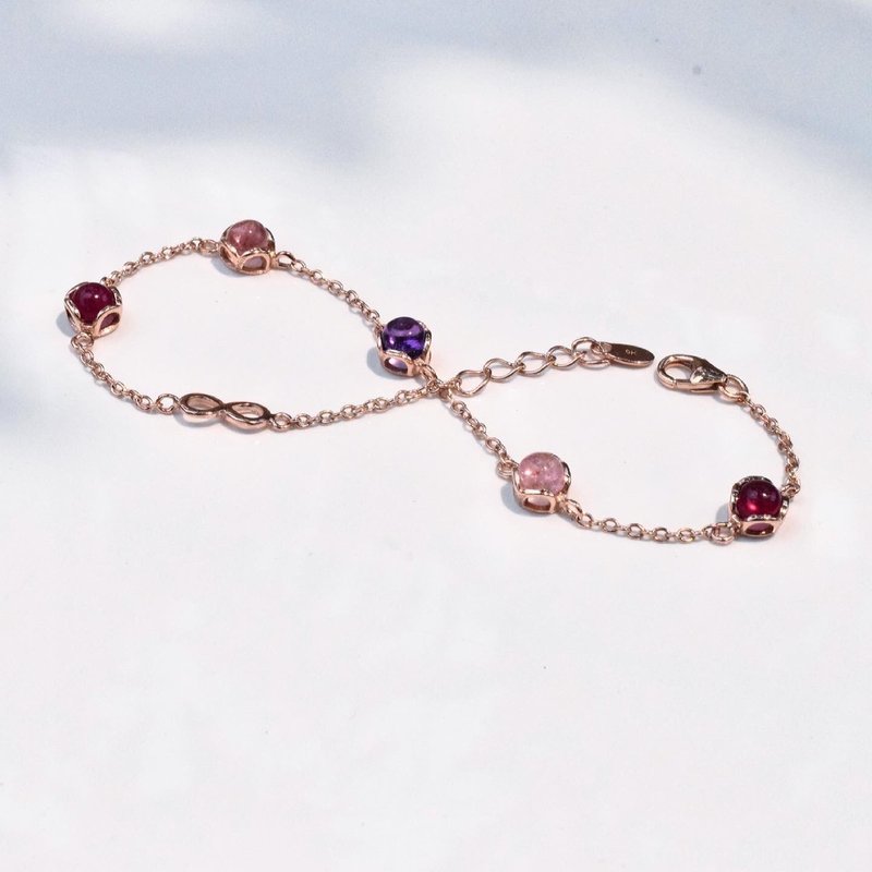Gemstone bracelet the m bracelet #minimsignature #minimthem B029 - 手鍊/手環 - 純銀 