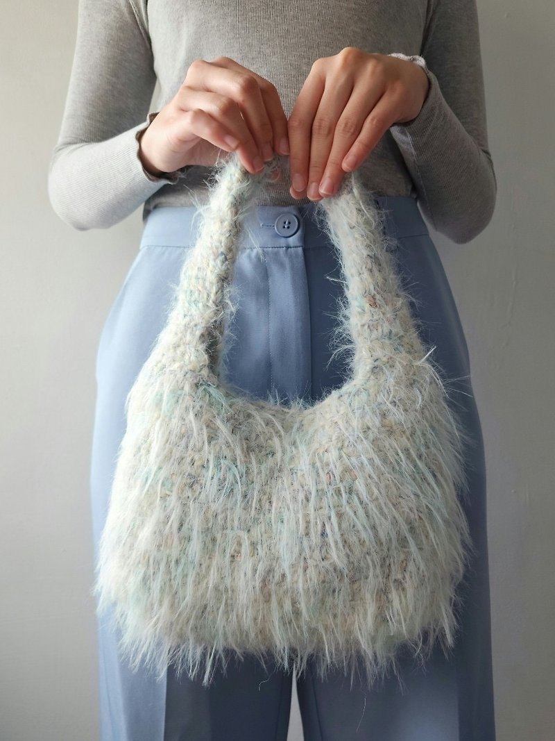 Egg Bun-Mao Mao Blue Style - Messenger Bags & Sling Bags - Other Materials 