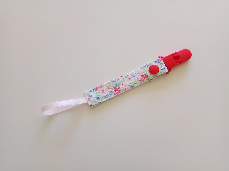 Purple flower moon gift ribbon pacifier chain nipple clip vanilla nipple - Other - Cotton & Hemp Red
