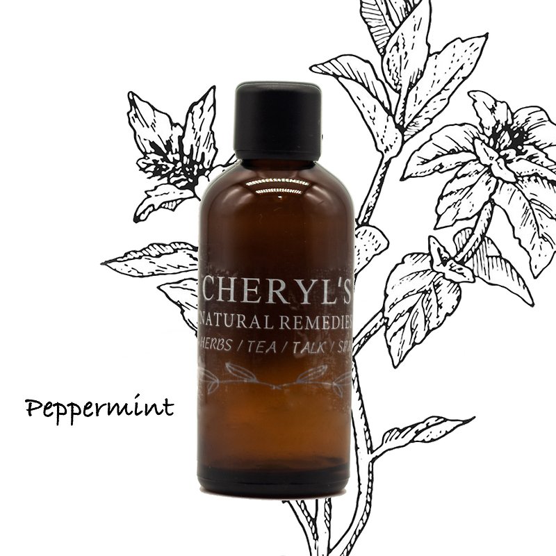Peppermint essential oil - Fragrances - Essential Oils Brown