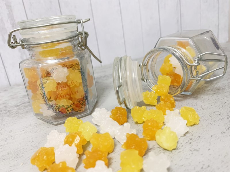 Konpeito Candle (Orange) - Candles & Candle Holders - Wax Orange