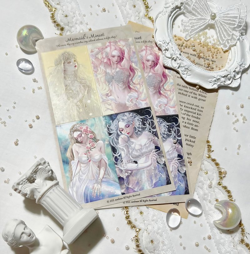 (Mermaids Minuet) sticker - 貼紙 - 紙 