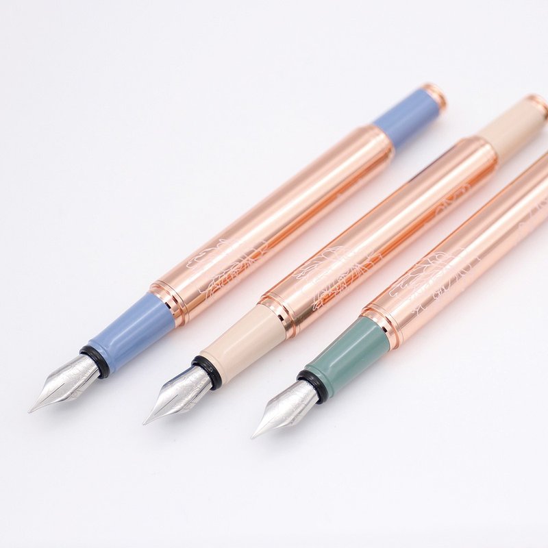 ARTEX x Forbidden City safe and wealthy fountain pen-3 colors available - อุปกรณ์เขียนอื่นๆ - ทองแดงทองเหลือง สีทอง