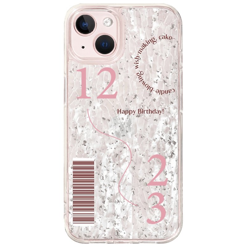 Versailles Fairy-Fairy Birthday iPhone 14 13 12 Pro Max Shockproof Phone Case - เคส/ซองมือถือ - เปลือกหอย สีใส