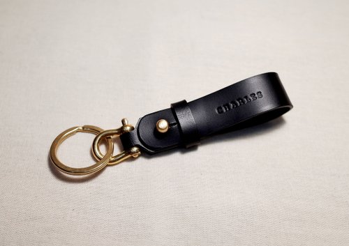 MicoHandicraft Mico Carabiner Leather Wrapped Key Holder, Key Chain, Key Fob, Karabiner Type B