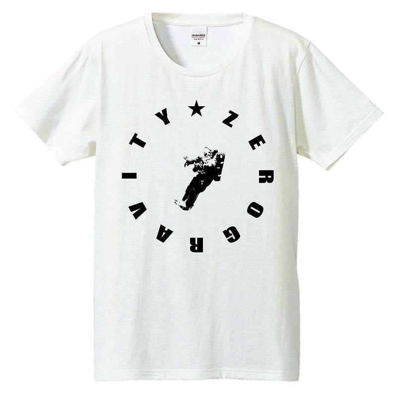 Tシャツ / Zero Gravity - Tシャツ メンズ - コットン・麻 ホワイト