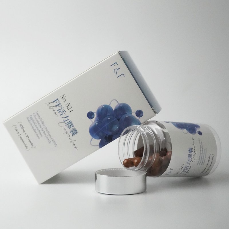 Joint Guardian Vitality Capsules - อาหารเสริมและผลิตภัณฑ์สุขภาพ - สารสกัดไม้ก๊อก สีน้ำเงิน