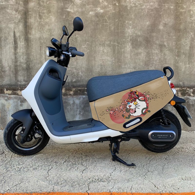 Gogoro Anti-scratch car cover Ai1 Ai3 UR2 Japanese cat can change the background color - Other - Polyester 