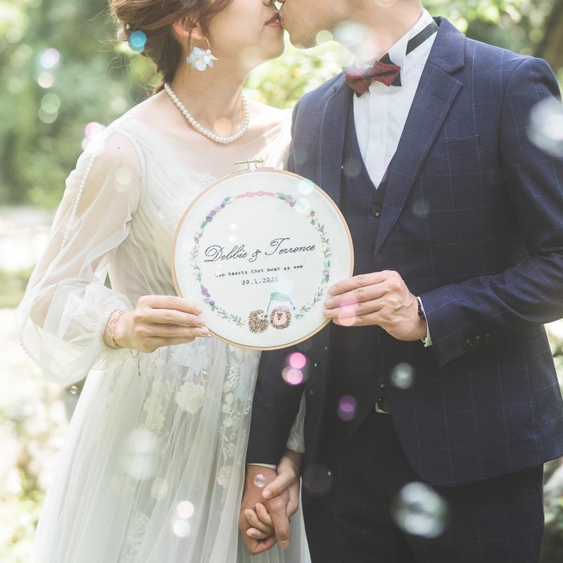 刺繡定制(20 cm) - 擺飾/家飾品 - 繡線 多色