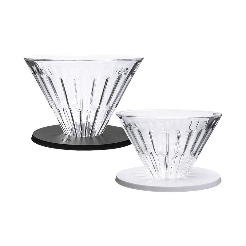 [Timemore] Taimo 01 crystal ice filter cup PC base hand-brewed coffee V-shaped filter cup in stock - เครื่องทำกาแฟ - แก้ว 