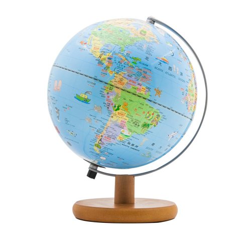 ラブラドライト 地球儀 球形 木製台座付き 【公式通販】