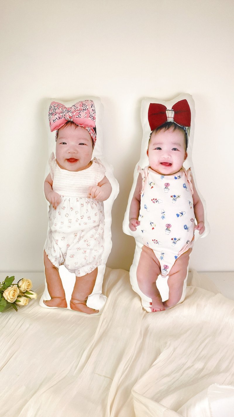 Customized life-size baby commemorative pillow - หมอน - ผ้าฝ้าย/ผ้าลินิน 