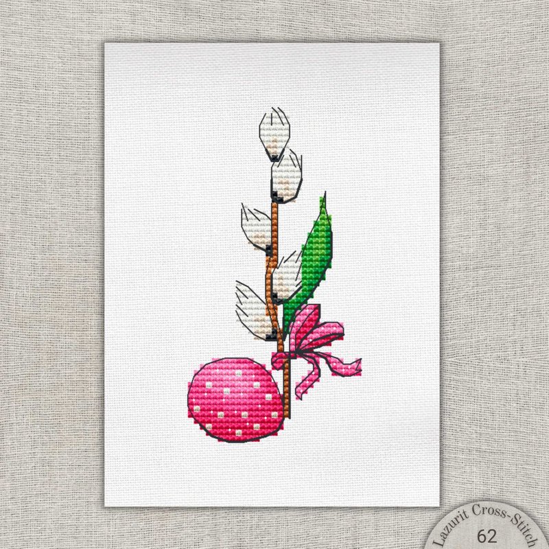 Willow cross stitch pattern - 其他數位商品 - 其他材質 