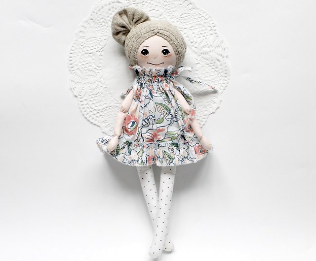 手作りの家宝人形/女の子のための布人形/服を着た人形/柔らかい 