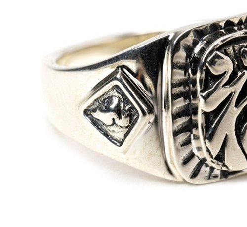 アクセサリー CALEE JAPANESE FUKU PINKY RING MEXICAN TASTE JAPANESE FUKU PINKY RING【SILVER】｜CALEE