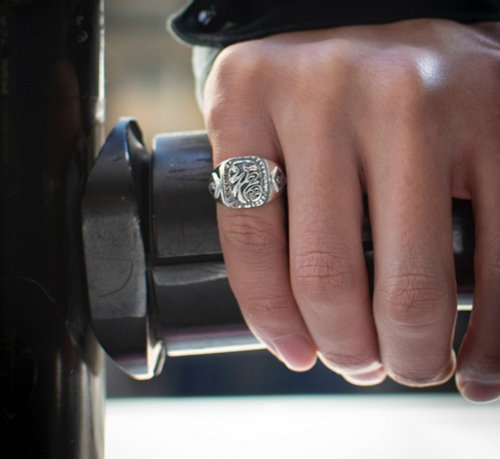 MEXICAN TASTE JAPANESE FUKU PINKY RING【SILVER】｜CALEE