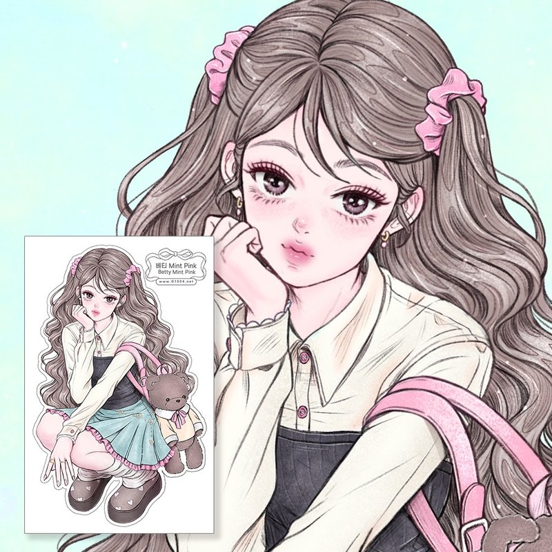 Betty stickers - 貼紙 - 紙 