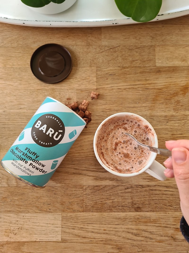 [Hot Drinks in Winter] BARU Cloud Marshmallow Cocoa Powder 250g (original from Belgium) - Chocolate - Paper 