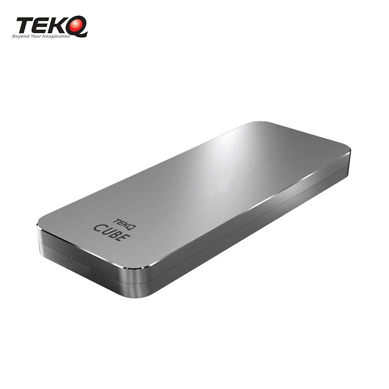 【TEKQ】CUBE Thunderbolt 3 PCIe M.2 NVMe SSD 外接硬碟 - 電腦配件 - 其他金屬 銀色