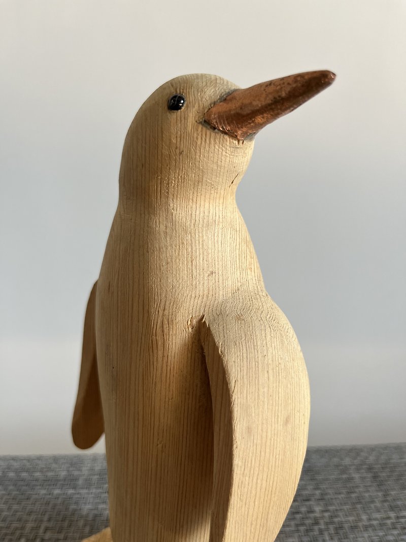 Penguin/cute penguin - ของวางตกแต่ง - ไม้ 