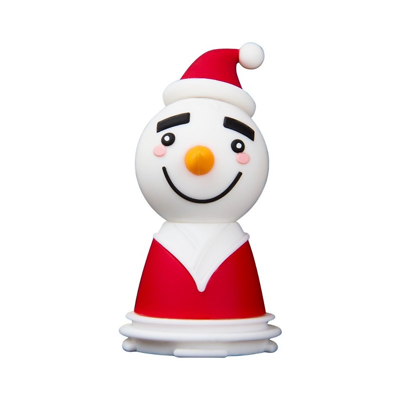 Christmas stamp set - Snowman - ตราปั๊ม/สแตมป์/หมึก - ซิลิคอน สีแดง