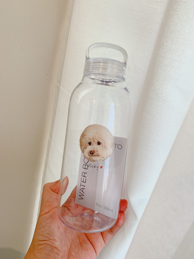 【Kinto WATER BOTTLE 輕水瓶 500ml】含一個單位似顏繪 - 水壺/水瓶 - 樹脂 多色