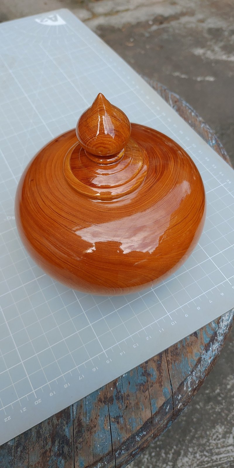 古くからある素材台湾黄檜（ひのき）宝庫香りボトルB - 置物 - 木製 