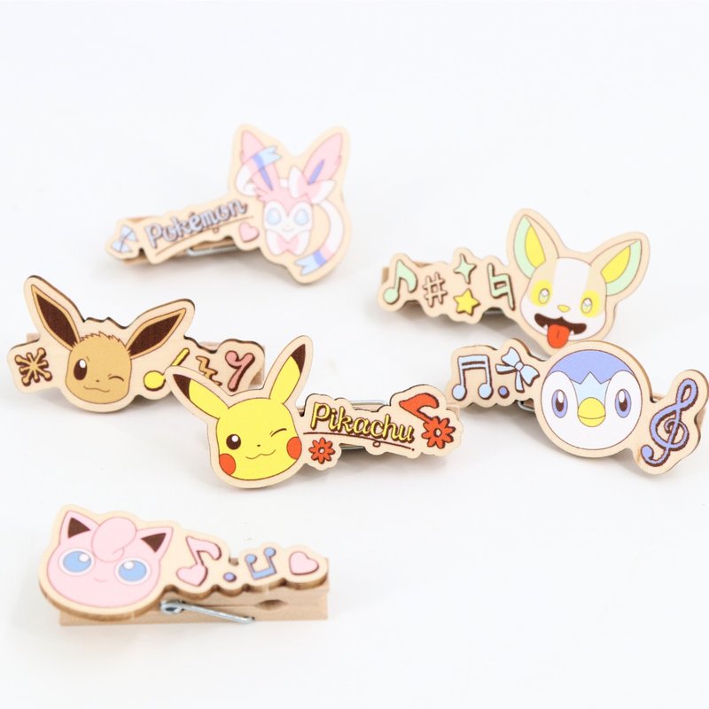 Pokémon小木夾 - Pokémon - 擺飾/家飾品 - 木頭 粉紅色