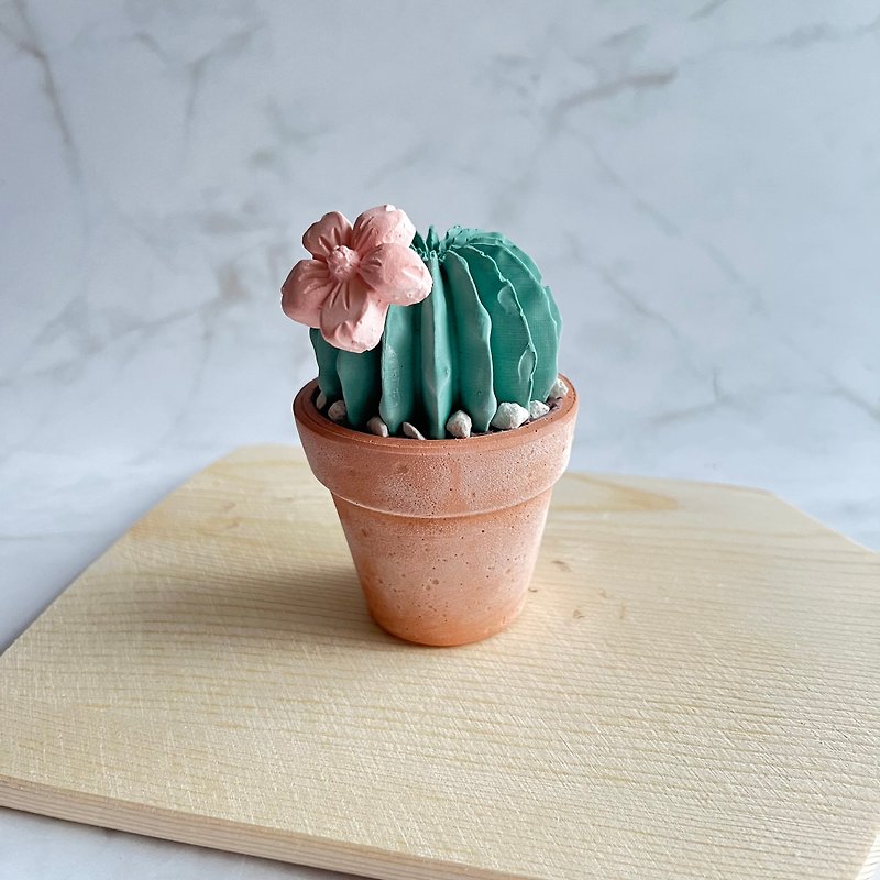 Cactus diffuser Stone fragrance essential oil diffuser gypsum gift simulation plant home furnishings gift - Fragrances - Other Materials Green