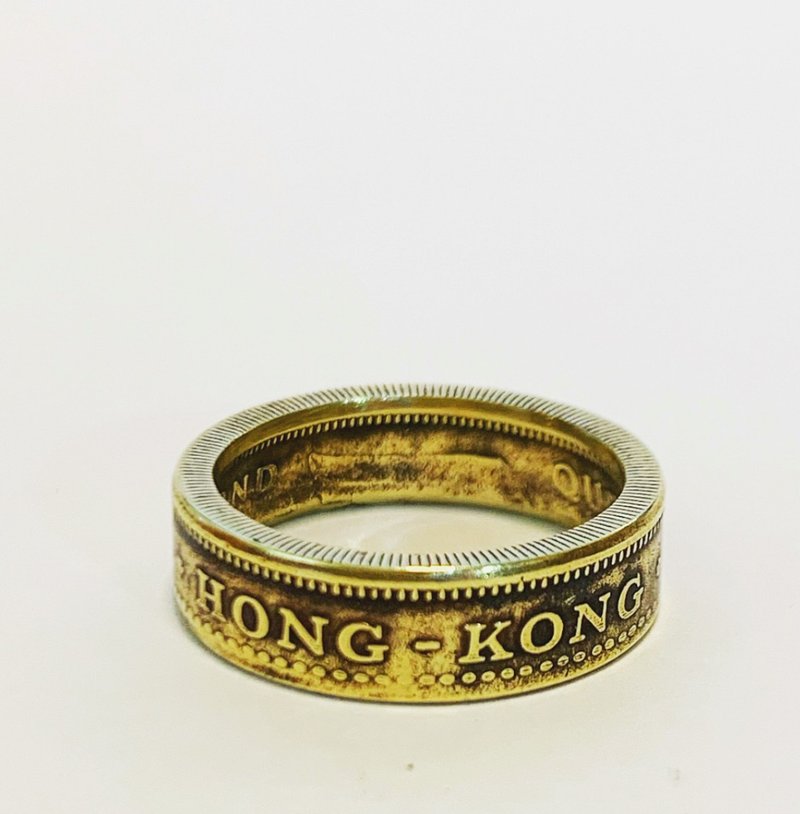 香港五毫戒指(黃銅色) - 戒指 - 銅/黃銅 