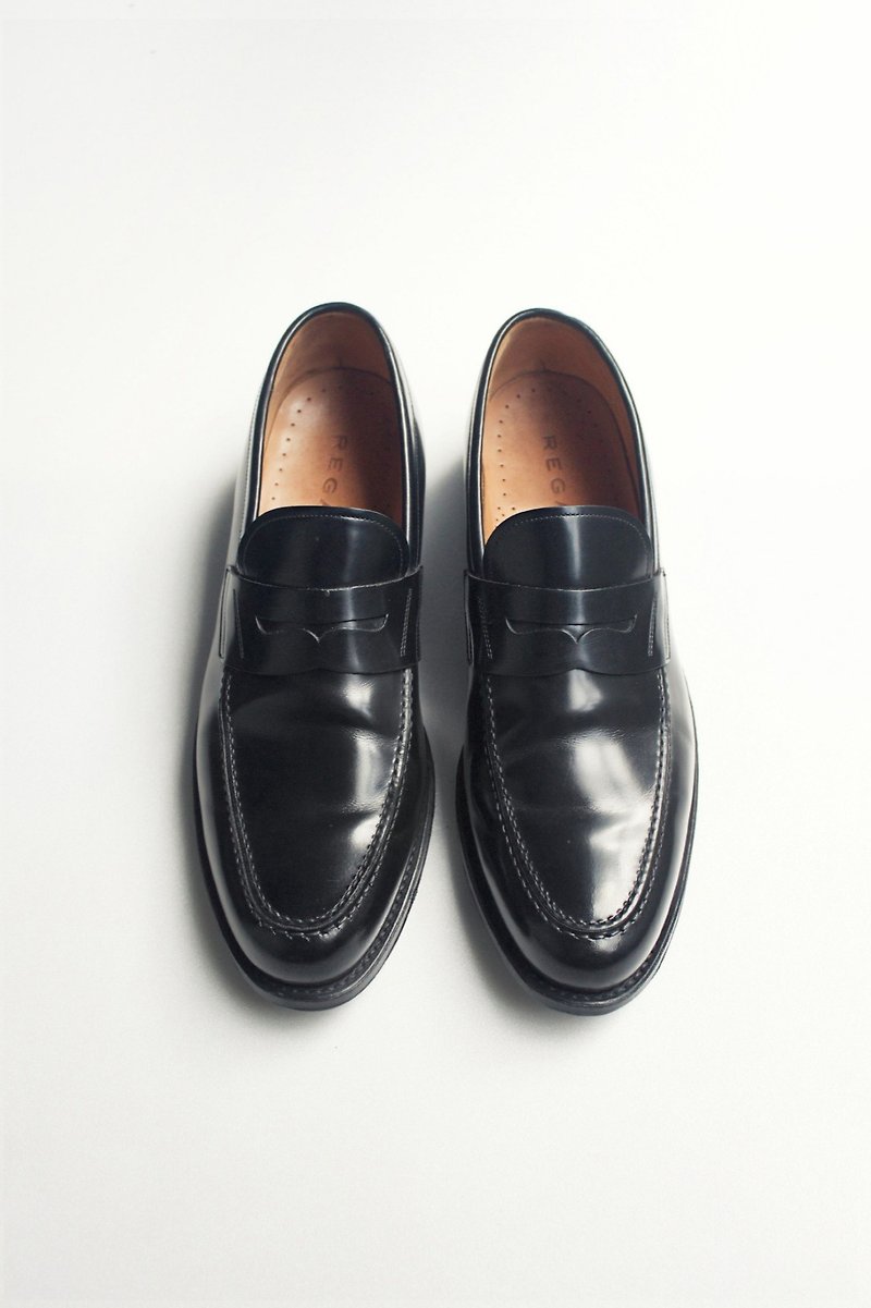 日本製厚牛皮樂福鞋｜Regal Penny Loafer JP 27 EUR 43 - 男休閒鞋 - 真皮 黑色