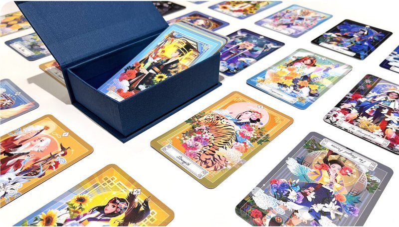 Bana Korean Tarot Single Set Playing Cards - การ์ด/โปสการ์ด - กระดาษ ขาว