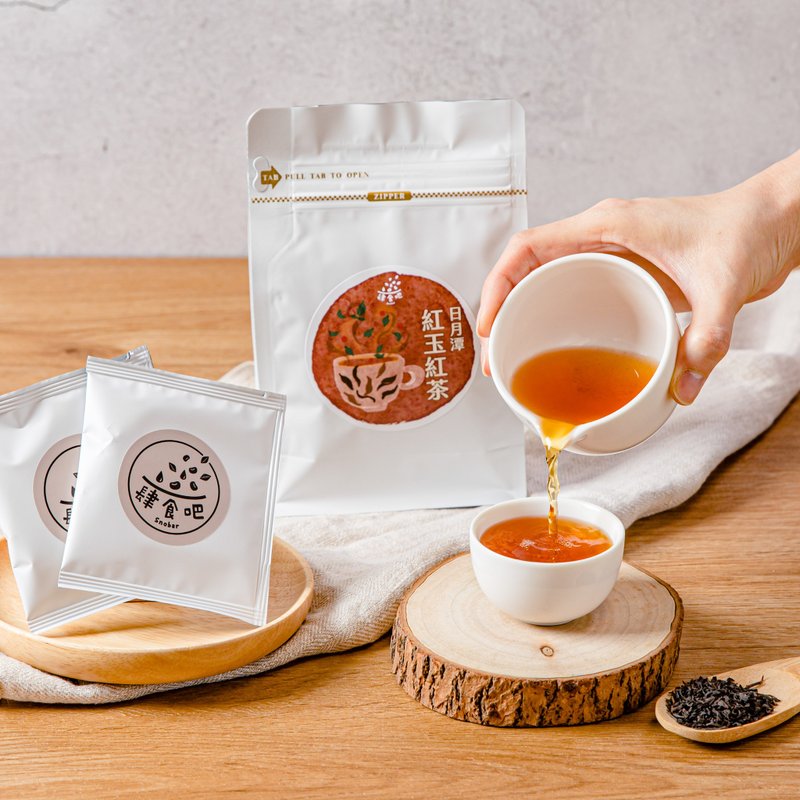 【Food】Sun Moon Lake Ruby Black Tea (10 pieces) - ชา - พลาสติก สีแดง