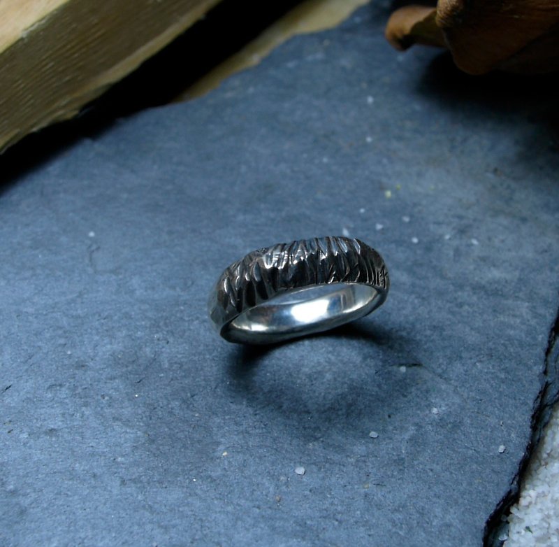 Mountains / Silver925 / Silver / irregular / hand ring / Ring - แหวนคู่ - โลหะ 
