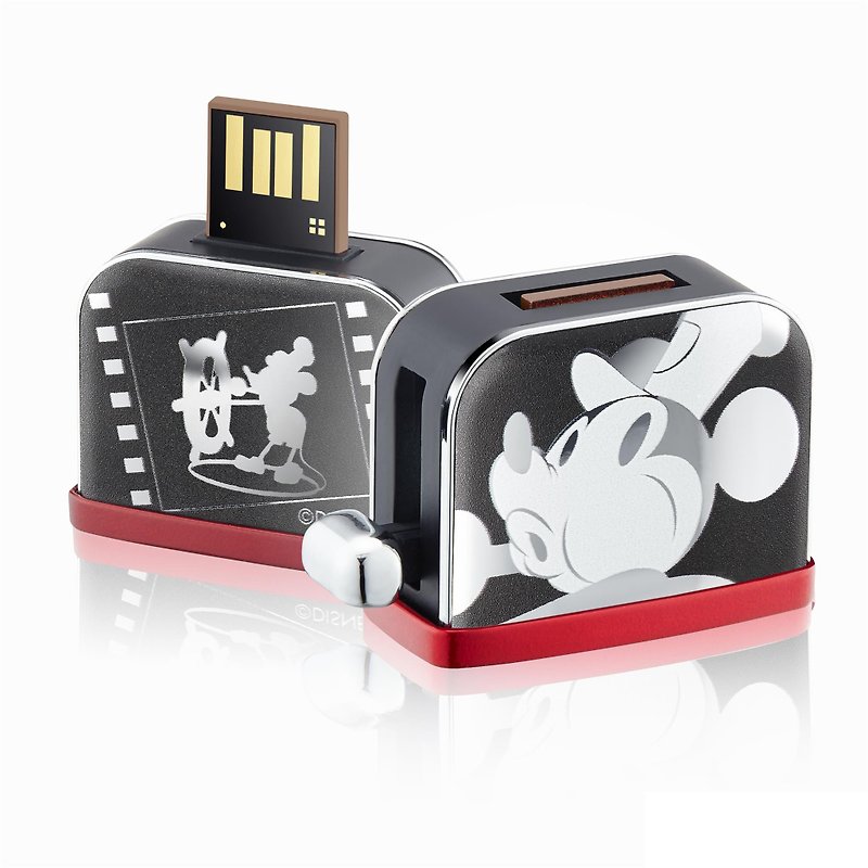 InfoThink Mickey Series Grilled Toaster Shape USB Flash Drive 32GB (Silver Limited Edition) - แฟรชไดรฟ์ - วัสดุอื่นๆ สีเงิน
