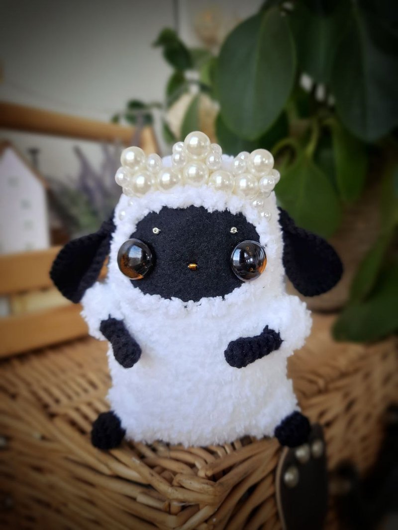 OOAK 人形の生き物、アパタイトの手作りファンタジー クリーチャー子羊、かわいいアート人形 - 人形・フィギュア - コットン・麻 