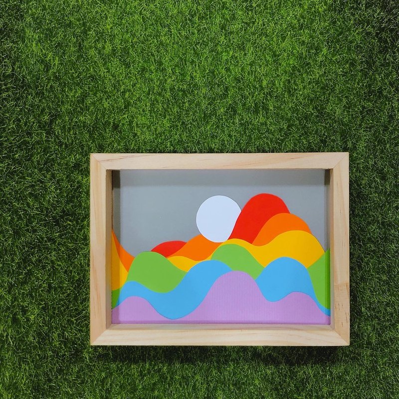 彩虹 Rainbow 編號R002 - 剪影男紙系列 紙張創作藝術擺設 - 擺飾/家飾品 - 紙 