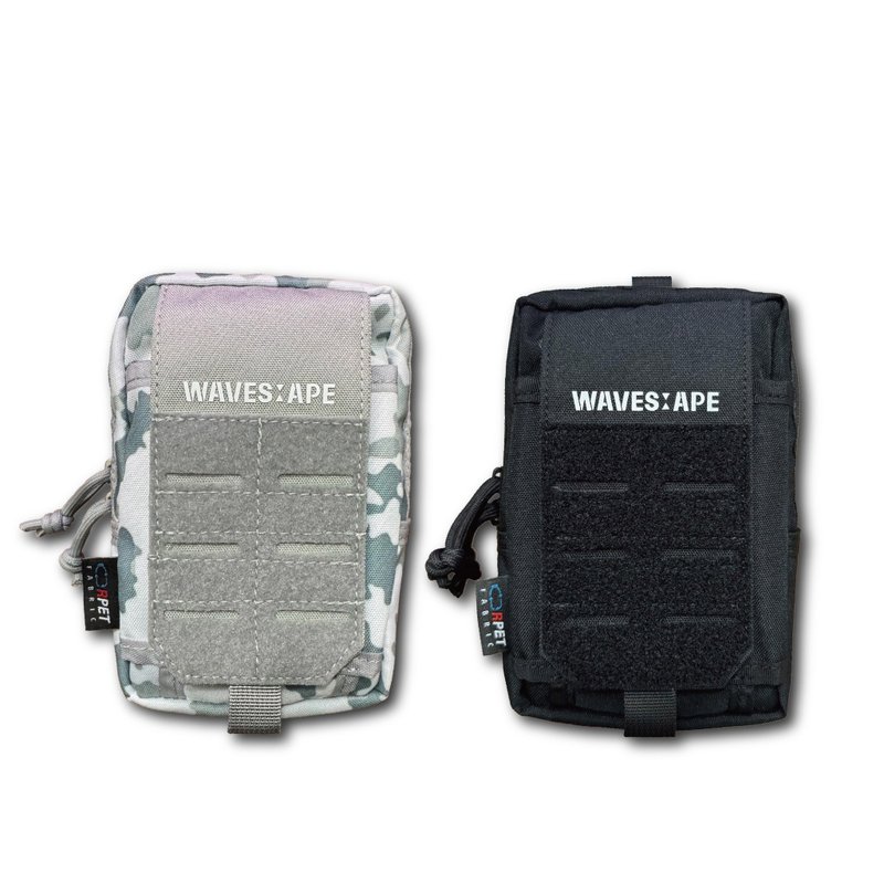 WAVES APE 浪猿 MOLLE多功能小包 擴充模組收納袋 防潑水 RPET - 化妝包/收納袋 - 聚酯纖維 
