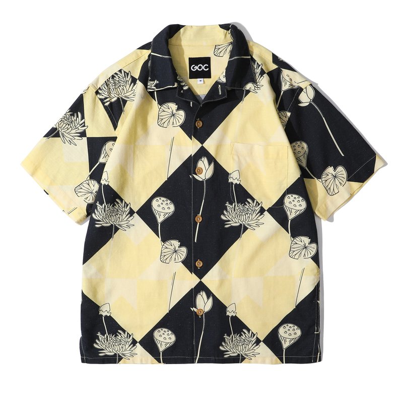 GOC Studio - Pattern Shirt - Summer Express - เสื้อเชิ้ตผู้ชาย - ผ้าฝ้าย/ผ้าลินิน หลากหลายสี