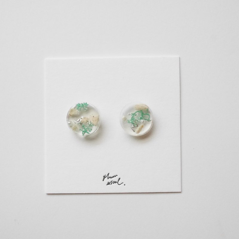 Earrings ピアス/ イヤリング | Lake Grass - Earrings & Clip-ons - Resin Blue